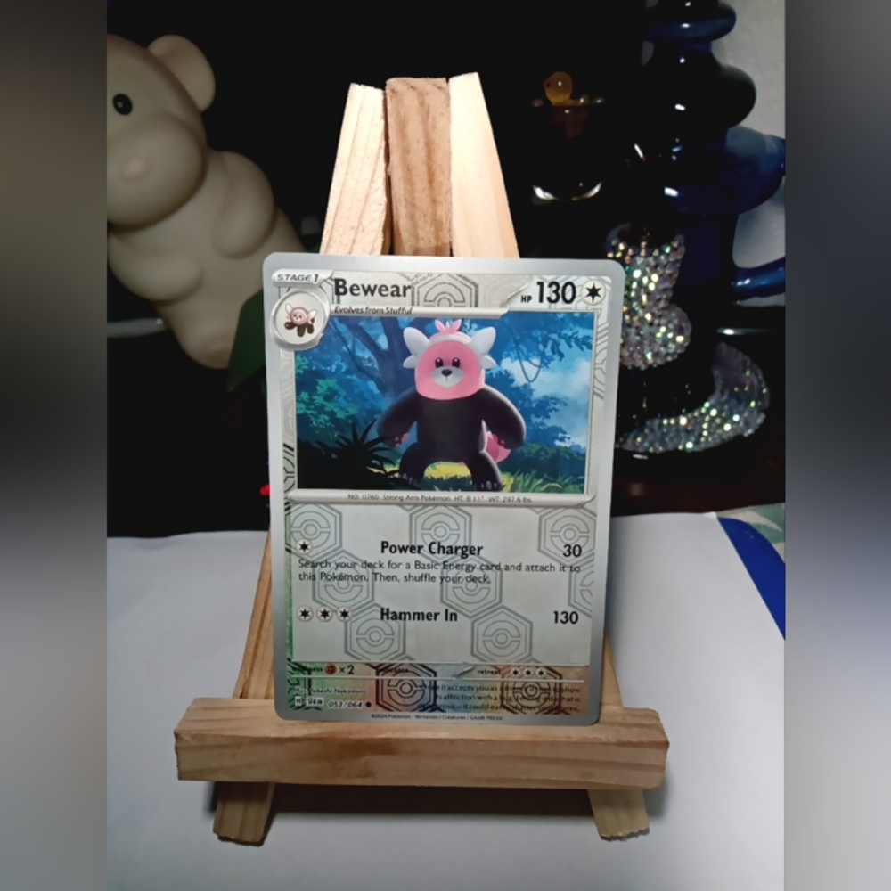 Bewear Reverse Holo Pokémon Trading Card